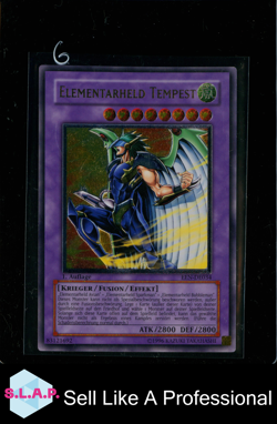 ELEMENTARHELD TEMPEST YU-GI-OH EEN-DE034 1ST EDITION GERMAN - Image 1