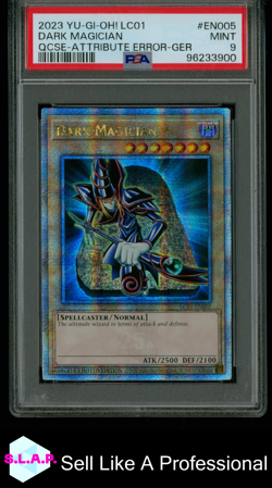 DARK MAGICIAN YUGIOH LC01-LEGENDARY COLL: 25TH ANN. EDITION EN005 2023 EN PSA 9 - Image 1