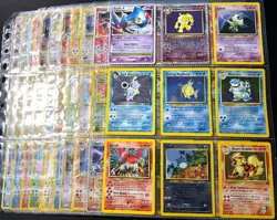 Lot of 90 ALL HOLO Vintage Pokemon Card Binder Collection - Image 1