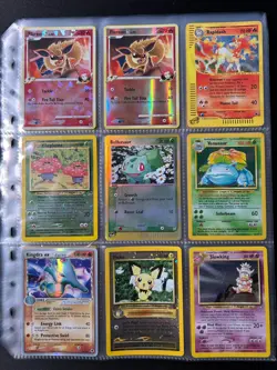 Lot of 90 ALL HOLO Vintage Pokemon Card Binder Collection - Image 4