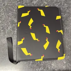 Pokemon Cards 3-Ring Binder WEWOW-Pikachu Tail - Includes 34 Empty 9 Card Sheets - Image 1