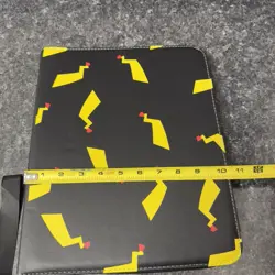 Pokemon Cards 3-Ring Binder WEWOW-Pikachu Tail - Includes 34 Empty 9 Card Sheets - Image 3