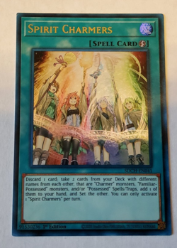 Yu-Gi-Oh Spirit Charmers Ultra Rare 1st Edition card SDCH-EN041 - Image 1