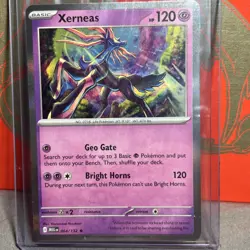 Xerneas 064/132 Me01: Mega Evolution Holo Rare Pokemon Card 🔥 - Image 1