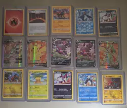 Pokemon Brilliant Stars Card Lot 75 Cards, 100 New Sleeves, 24 New Top Loaders - Image 3