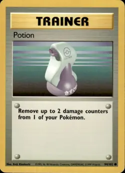 POTION - 94/102 - Base Set - Pokemon Card -BC - Image 1
