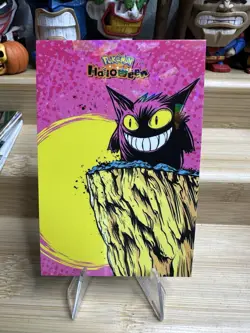 Gengar Cracked Ice Pokemon 2025 Halloween Card Database Set - Image 1