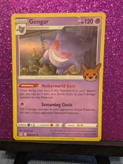 Pokemon Gengar Holo 066/196 Trick Or Trade 2023 Rare Card TCG Trading Card - Image 1