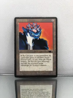 Magic the Gathering Su-Chi Uncommon Artifact Creature Card MTG Antiquities - Image 1