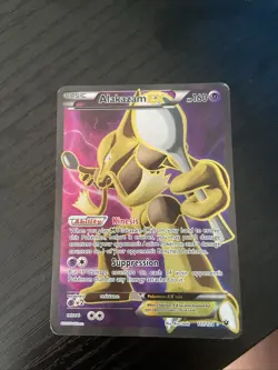 Pokemon TCG Alakazam EX 117/124 XY Fates Collide 2016 Full Art Card - Image 1