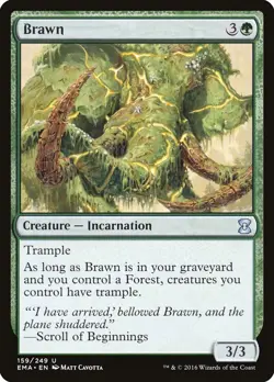 1x - Brawn - #159 - Eternal Masters - CUC NM MTG - Image 1