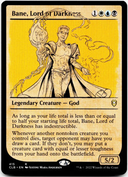 Bane, Lord of Darkness (Showcase) - [Battle for Baldur's Gate] MTG Magic ⚪💧💀 - Image 3