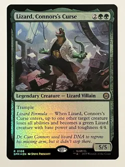 Lizard, Connors's Curse Marvel's Spider-Man Non-Foil MTG NM - Image 1