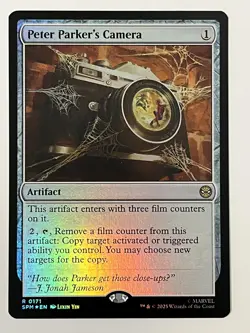 Peter Parker's Camera Marvel's Spider-Man Non-Foil MTG NM - Image 1