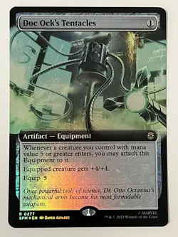 Doc Ock's Tentacles (Extended Art) Marvel's Spider-Man Non-Foil MTG NM - Image 1