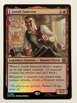 J. Jonah Jameson Marvel's Spider-Man Non-Foil MTG NM - Image 1