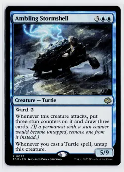 MTG, MAGIC: AMBLING STORMSHELL, TARKIR DRAGONSTORM, 0037 UNCOMMON /NM, REG. - Image 1