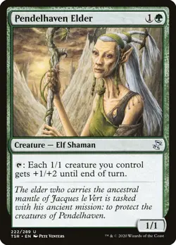 1x - Pendelhaven Elder - #222 - Time Spiral: Remastered - CUC NM MTG - Image 1