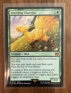 Traveling Chocobo Final Fantasy Regular MTG - Image 1