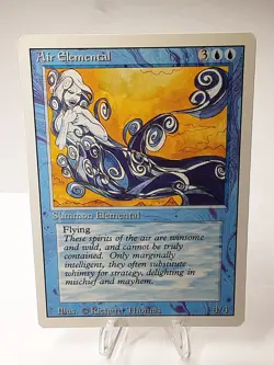 MTG - 3rd Edition - Revised - Air Elemental - Uncommon - Lightly Played - Image 1