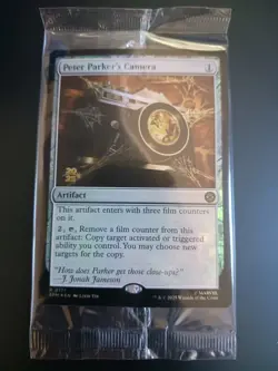 🕷 Peter Parker's Camera📸 Mtg Prerelease 🕷 sealed 📸 Gem Mint 🕷 - Image 1