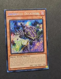 Yugioh Infernoid Decatron - BLTR-EN069 - Secret Rare 1st Edition NM - Image 1