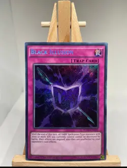 Black Illusion - YGLD-ENC00 - Secret Rare - Limited Edition Yugioh - Near Mint - Image 1
