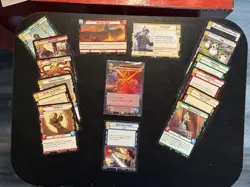 Star Wars Darth Revan's Lightsabers Foil w/Unit Upgrade Leader Event Cards - Image 1