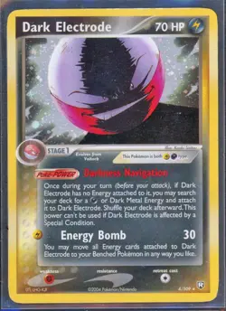 Pokemon Cards Dark Electrode 4/109 Team Rocket Returns eBay Live Sun 5th 6:30pm - Image 1