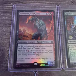 Lot of 7 Magic The Gathering 2025 Pre Release Spider-Man Promo Cards Near Mint - Image 2