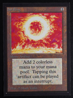 Sol Ring Magic Card International Collectors' Edition ICE MTG - Image 1