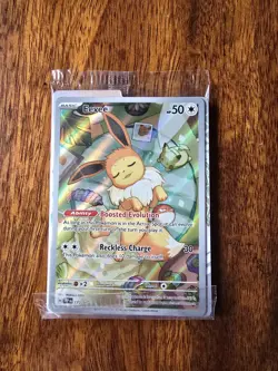 POKEMON EEVEE SVP 173 Prismatic Evolutions BLACK STAR PROMO CARD NM/M - Image 1