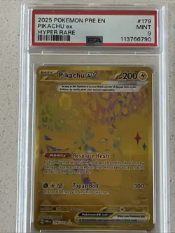 Pokemon PRE EN Pikachu 179/131 & Pokemon SSP Pikachu 219/191 PSA 9 Two Card Lot - Image 4