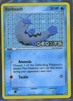 Pokemon Cards - Barboach 54/107 - Ex Deoxys - eBay Live Sun 5th 6:30pm - Image 1