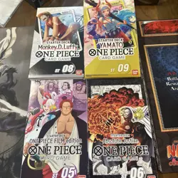 One Piece Card Game Starter Decks ST-05 ST-06 ST-08 And ST-09 Sealed - Image 1