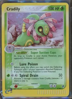 Pokemon Cards - Cradily 3/100 - Ex Sandstorm - eBay Live Sun 5th 6:30pm - Image 1