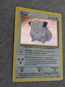 Pokemon Karte Card Piepi Clefairy Holo Base Set 5/102 no 1 Edition/Glurak NM DE - Image 2