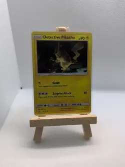 Pokemon TCG Detective Pikachu Card 10/18 Detective Pikachu Rare Holo - Image 1