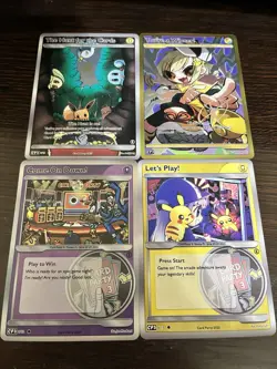 2025 Pokemon Card Party 3 East Coast Expo Promo Lot Of 4 The Hunt, Winner, Game - Image 1