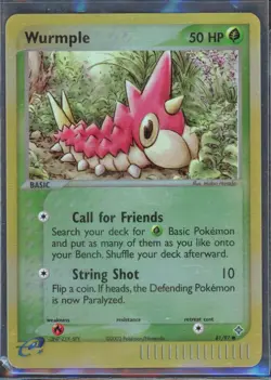 Pokemon Cards - Wurmple 81/97 - Ex Dragon - eBay Live Sun 5th 6:30pm - Image 1