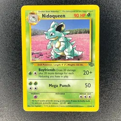🔥 Nidoqueen 23/64 🔥 Original Non Holo Rare Jungle Set Pokemon Card WOTC 1999 - Image 2