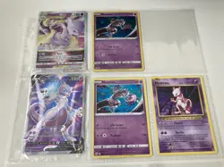 Mewtwo pokemon cards Bundle 51/108 + 056/172 + holos 056/172 + V promo +vmax - Image 1