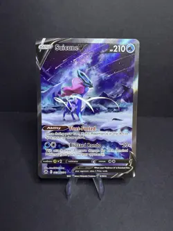 Suicune v GG38/GG70 Crown Zenith: Galarian Gallery Holo Pokemon TCG Card NM - Image 1