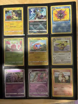Pokemon TCG Mixed Card Lot Conditions Vary 9 Cards Total - Image 1