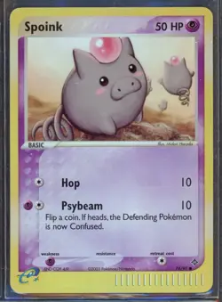 Pokemon Cards - Spoink 74/97 - Ex Dragon - eBay Live Sun 5th 6:30pm - Image 1