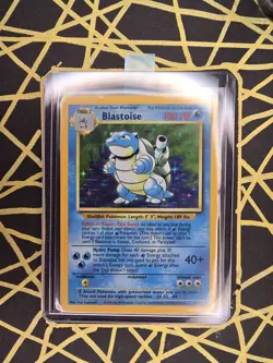 🔥 Blastoise 2/102 🔥 Original Holo Rare Base Set Pokemon Card WOTC TCG 1999 - Image 2
