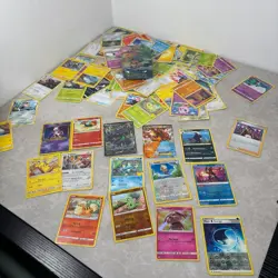 Pokemon Rare Joblot Of 70 Cards Mixed Sets Rare ⭐ Holo Reverse Uncommon And Com - Image 1