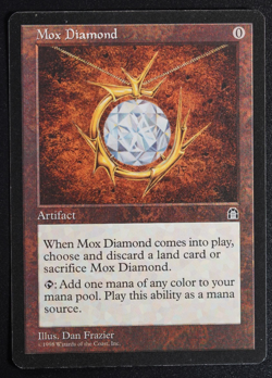 Mox Diamond Magic Card Stronghold MTG Reserved List - Image 1