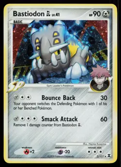 Bastiodon GL 2/111 Holo Rare Rising Rivals Pokemon Card - Image 1