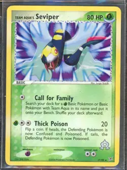 Pokemon Cards - Seviper 17/95 - Team Magma & Team Aqua eBay Live Sun 5th 6:30pm - Image 1